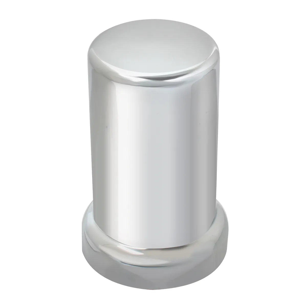10258- TUBE CHROME PLASTIC LUG NUT COVER PUSH-ON