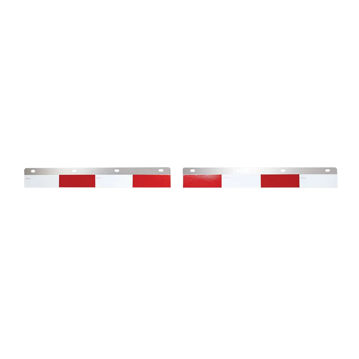 30961- ALUMINUM REFLECTOR TOP PLATES W/ DOT-C2 CONSPICUITY TAPE- STRAIGHT