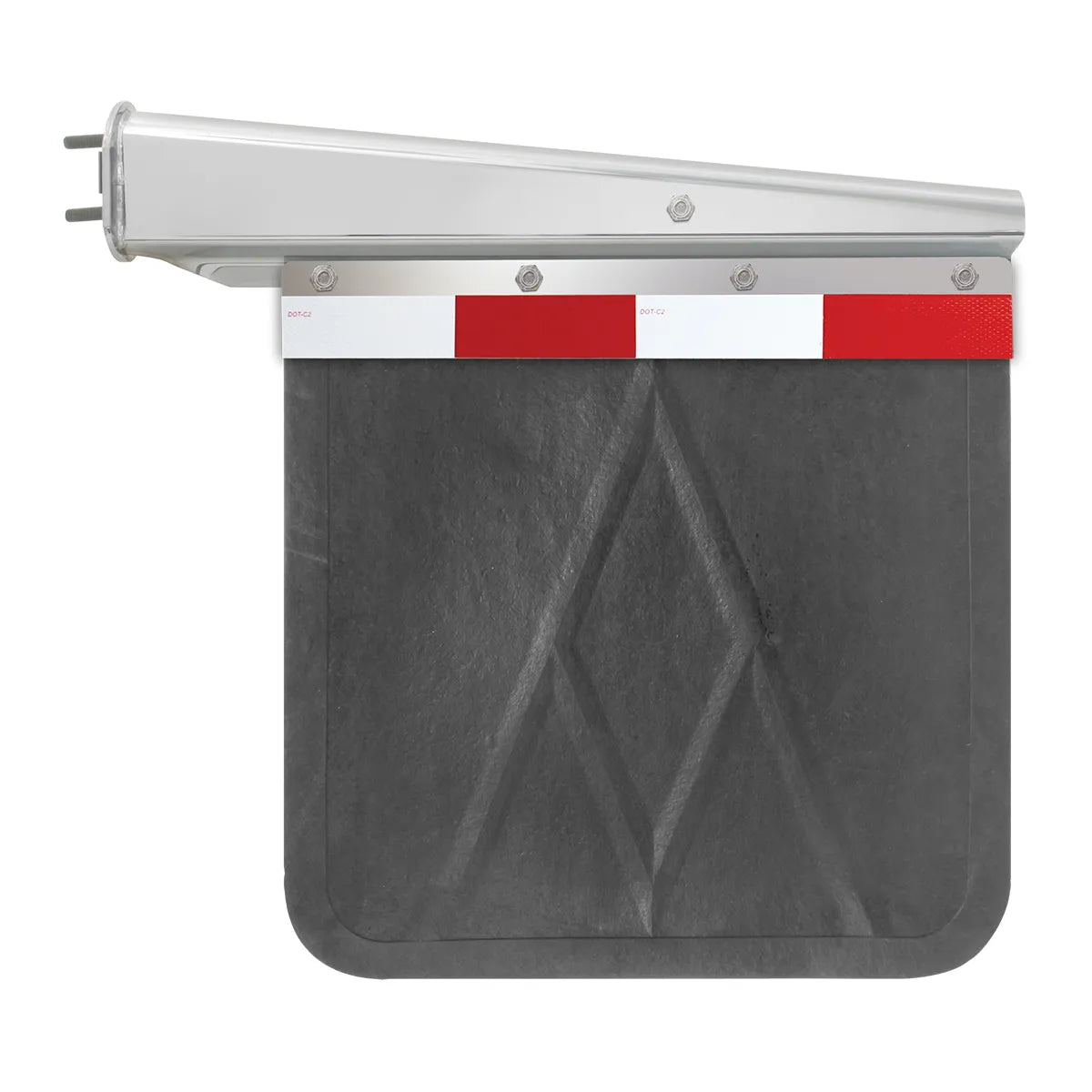 30961- ALUMINUM REFLECTOR TOP PLATES W/ DOT-C2 CONSPICUITY TAPE- STRAIGHT