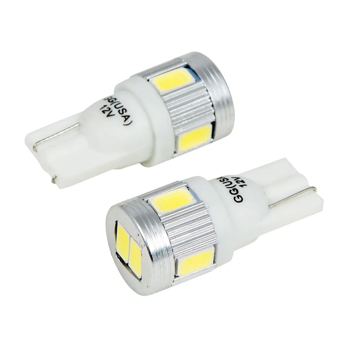 70604- 194/168 TOWER STYLE 6 HIGH POWER LED LIGHT BULB- WHITE 2 PK