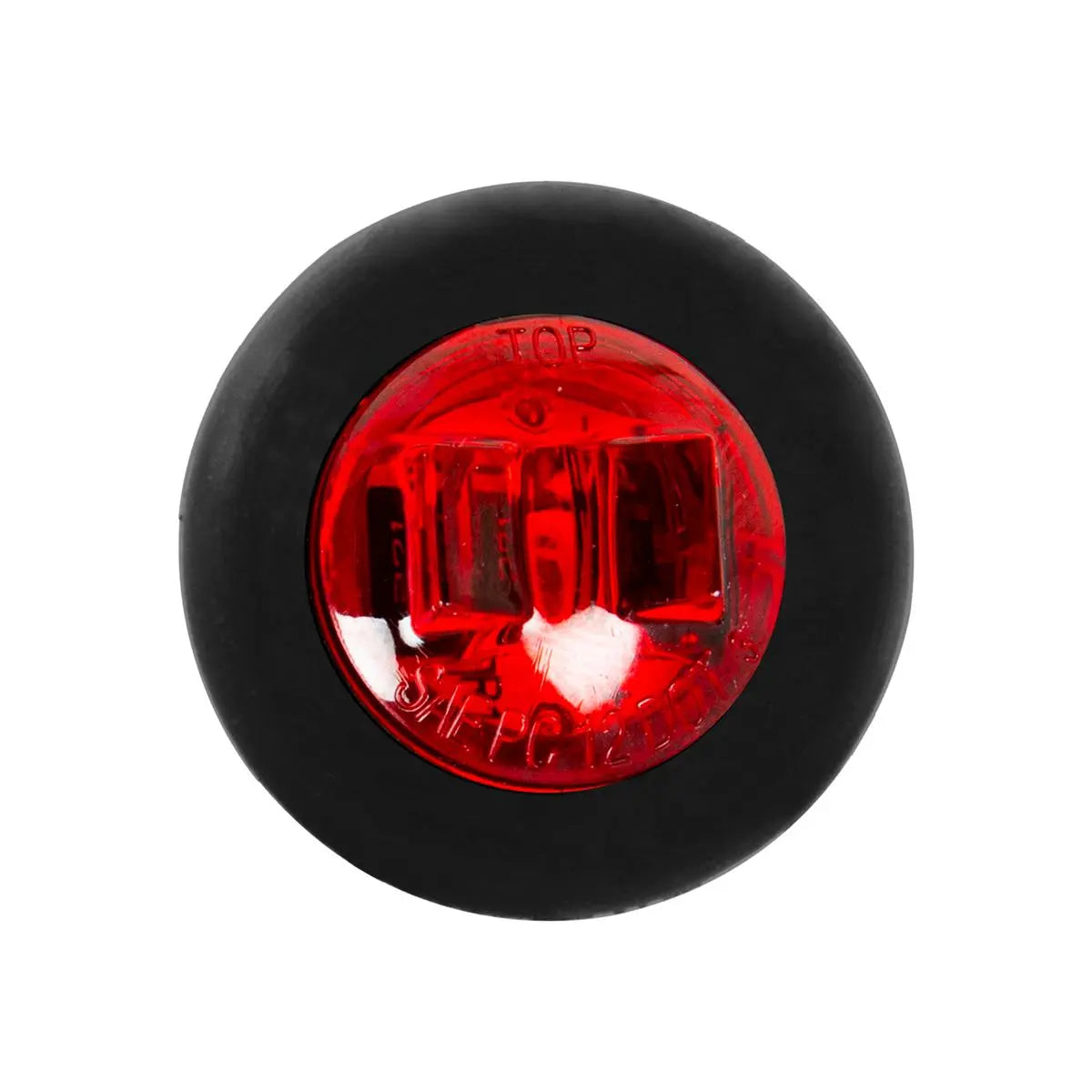 74672- 3/4″ DIA. MINI WIDE ANGLE LED SEALED LIGHT WITH RUBBER GROMMET RED/RED
