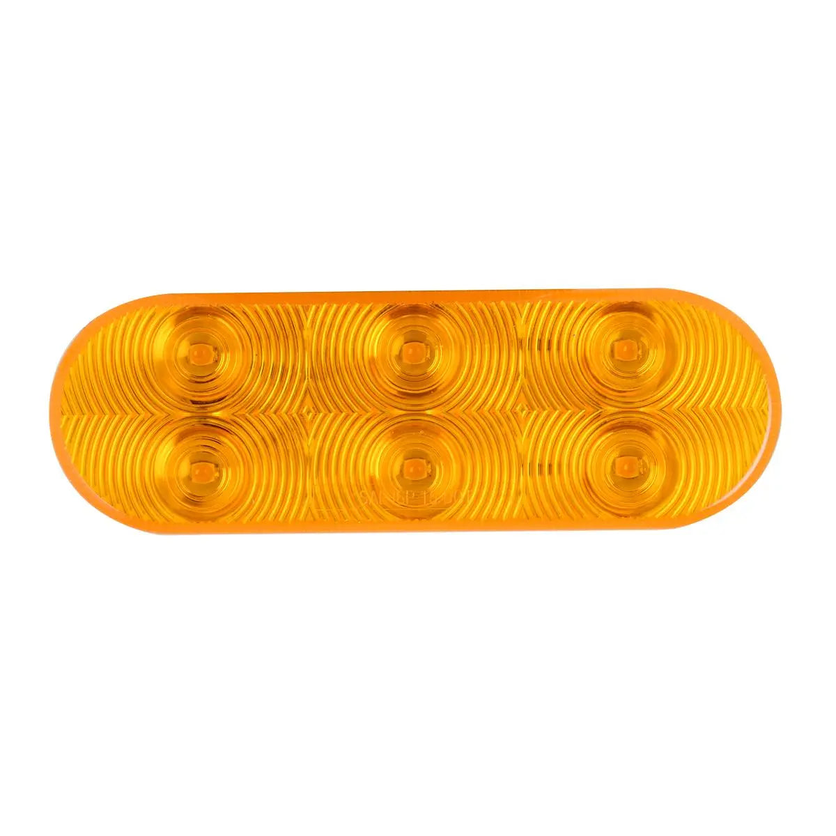75770- OVAL HIGHWAY 6 LED LIGHT- AMBER/AMBER