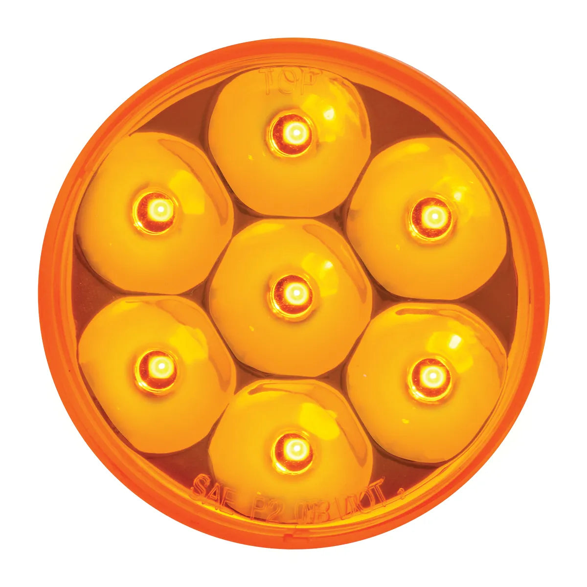 76540- 2″ PEARL LED MARKER LIGHT- AMBER/AMBER