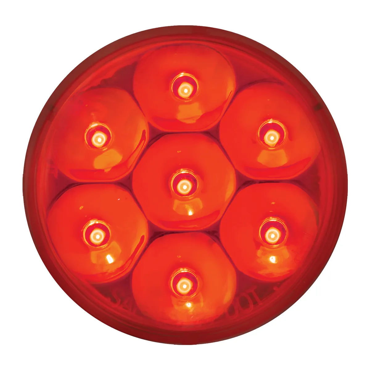 76542- 2″ PEARL LED MARKER LIGHT- RED/RED