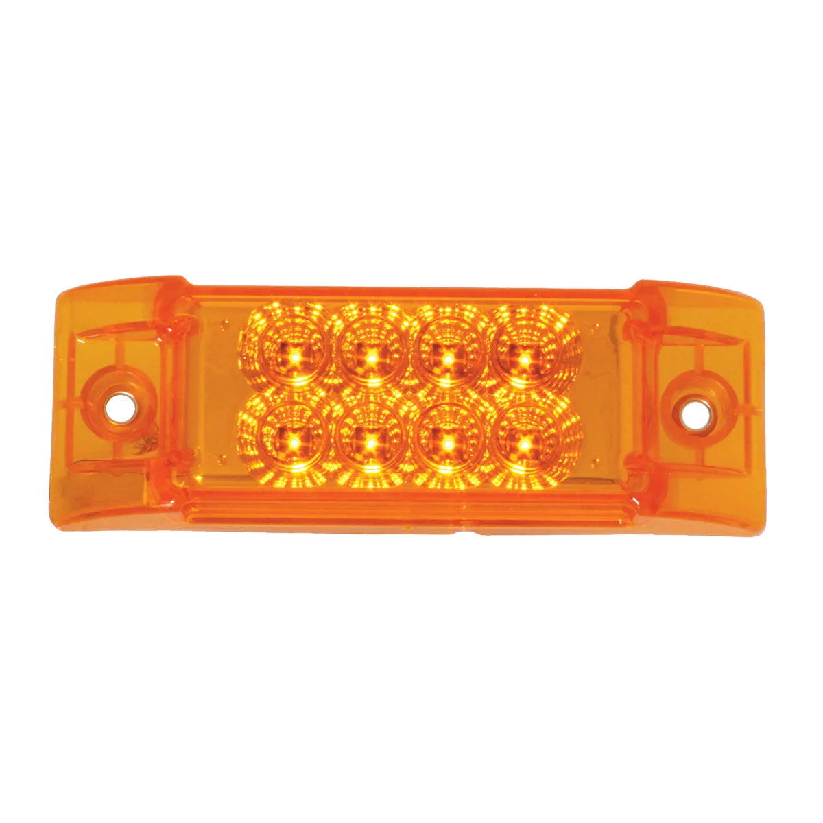77660- RECTANGULAR SPYDER LED MARKER/CLEARANCE SEALED LIGHT-AMBER/AMBER