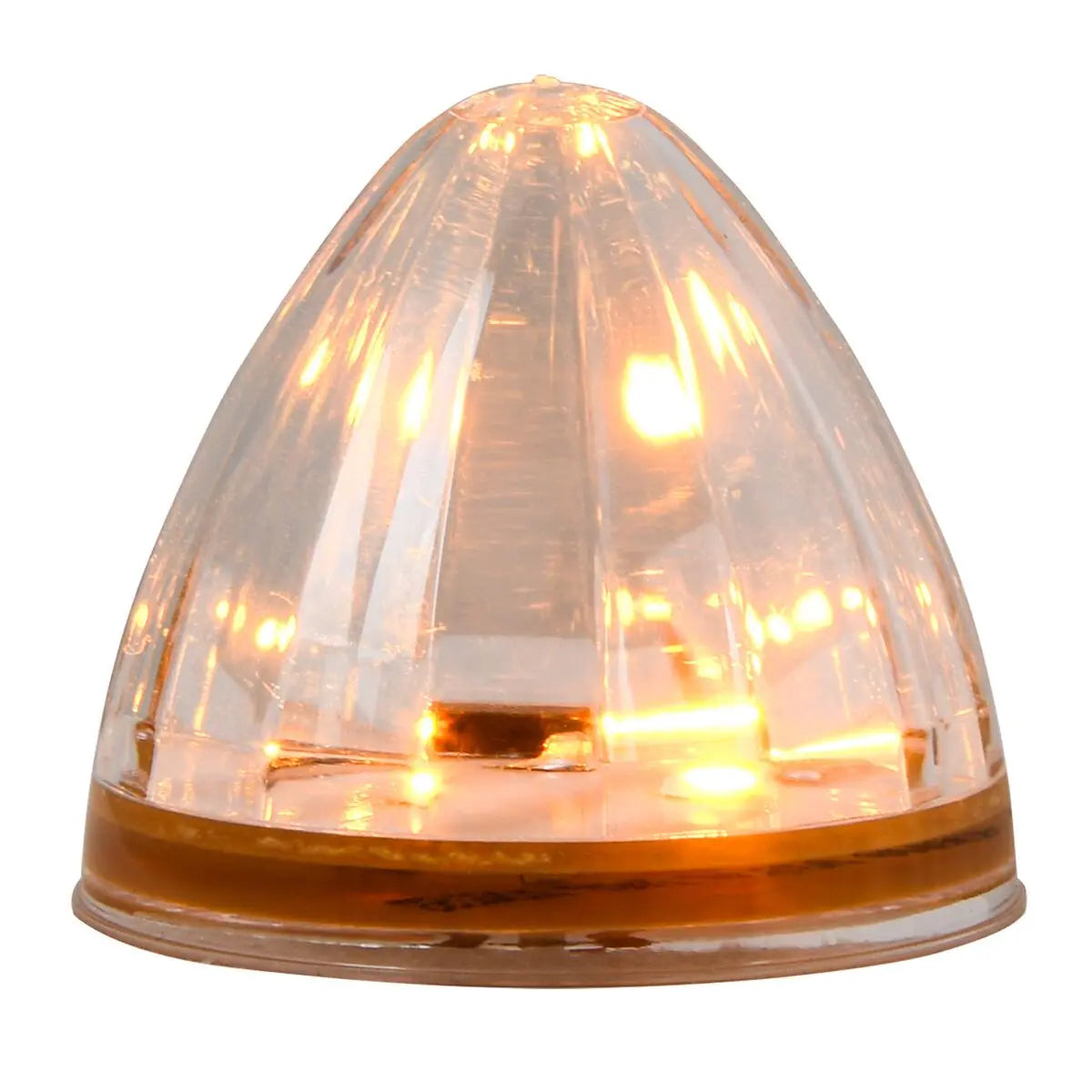 79541- 2-1/2″ WATERMELON LED LIGHT-AMBER/CLEAR