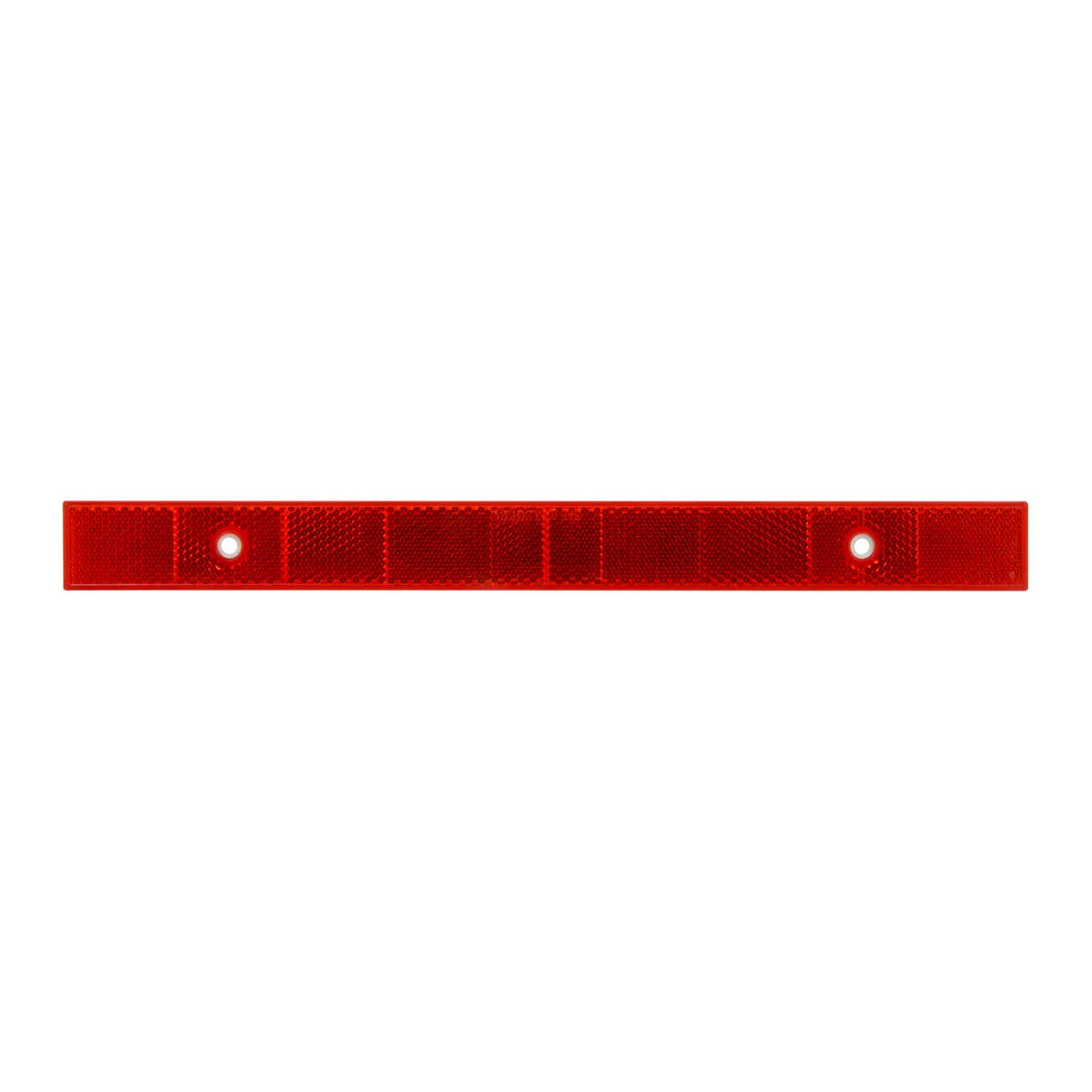 80866- STICK-ON REFLECTOR STRIP W/ ADHESIVE BACKING & 2 SCREW MOUNT-RED