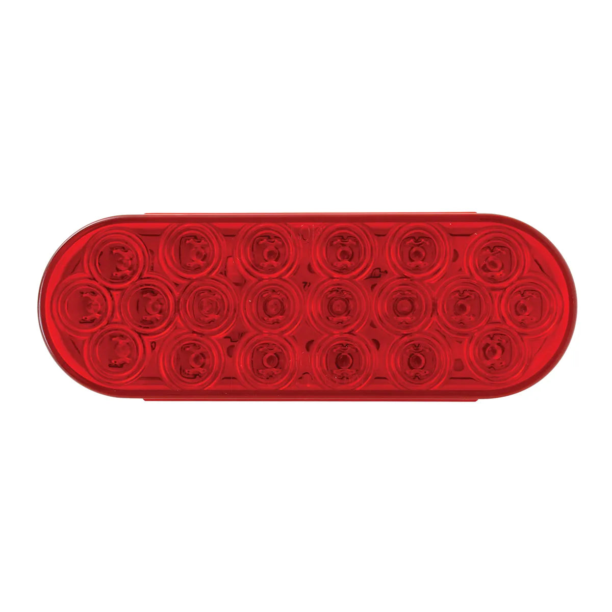 87721- OVAL FLEET LED LIGHT-RED/RED