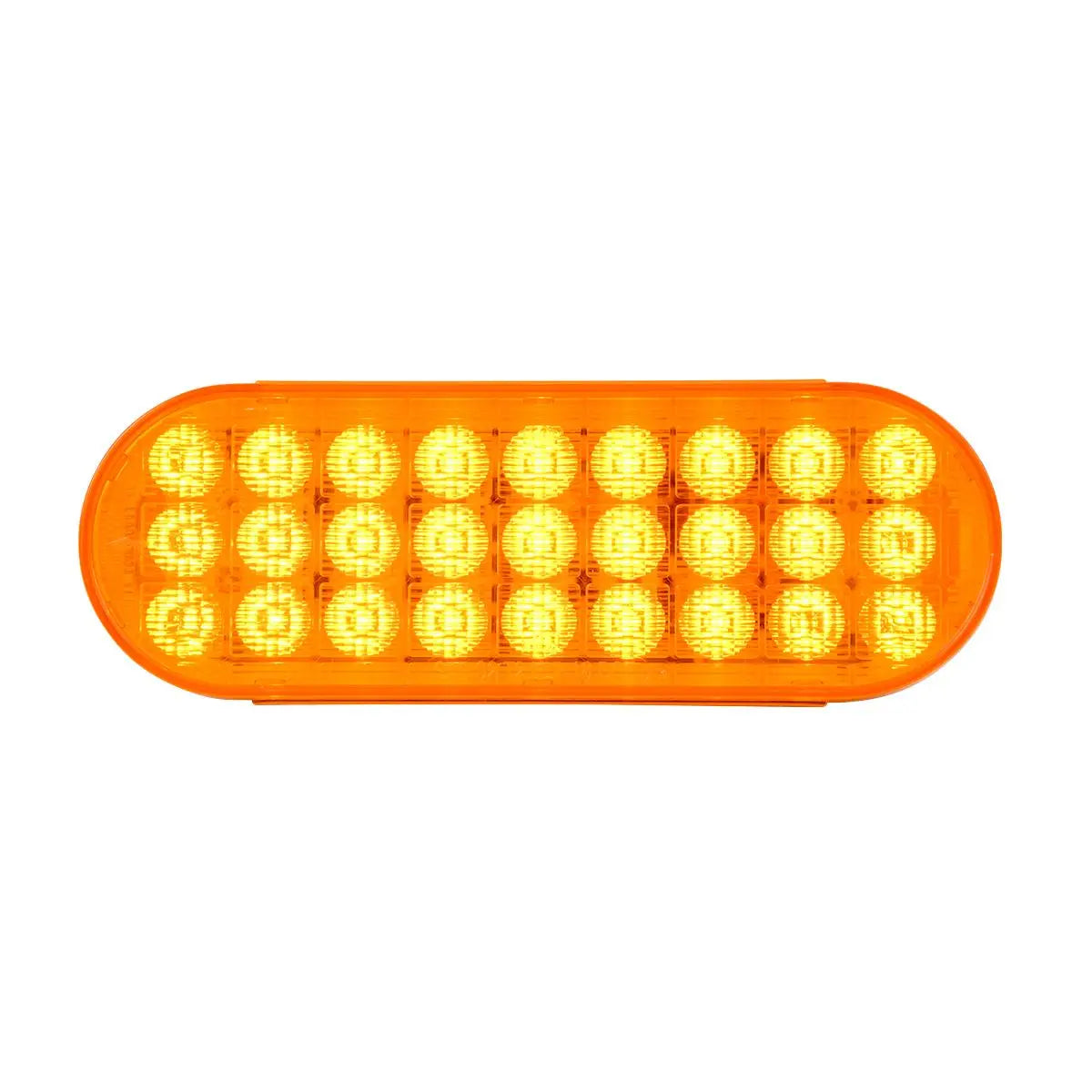 OVAL SMART DYNAMIC SEQUENTIAL LED SEALED LIGHT AMBER/AMBER