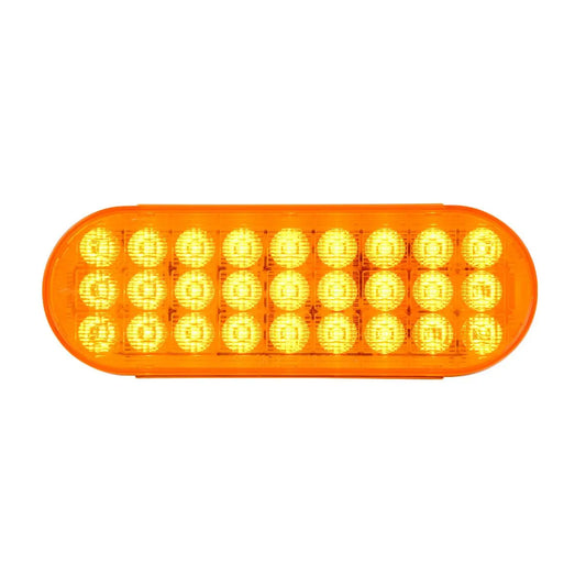 74860- OVAL SMART DYNAMIC SEQUENTIAL LED SEALED LIGHT AMBER/AMBER