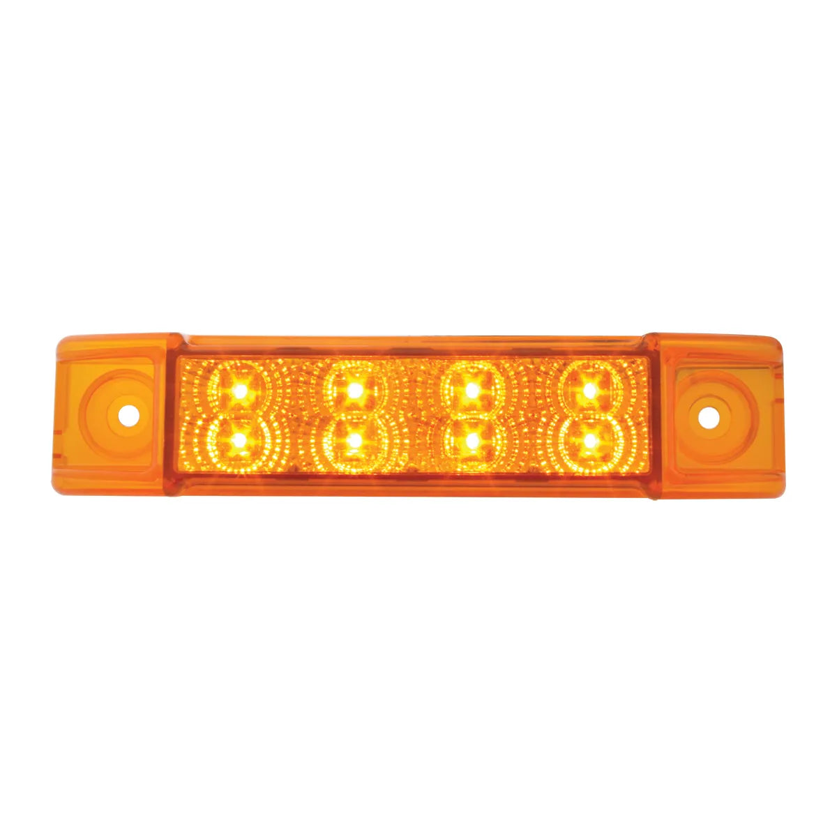 76270- SLIM RECTANGULAR SPYDER LED MARKER LIGHT- AMBER/AMBER