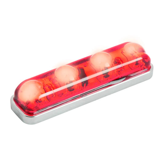 77143- SMALL THIN LINE SURFACE MOUNT LED MARKER LIGHT-RED/RED