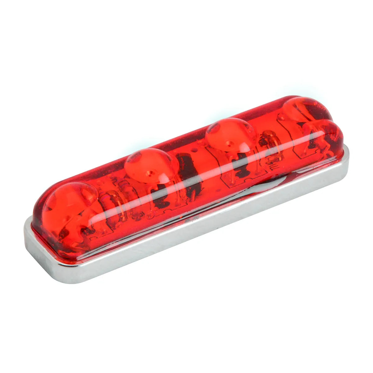 SMALL THIN LINE SURFACE MOUNT LED MARKER LIGHT-RED/RED