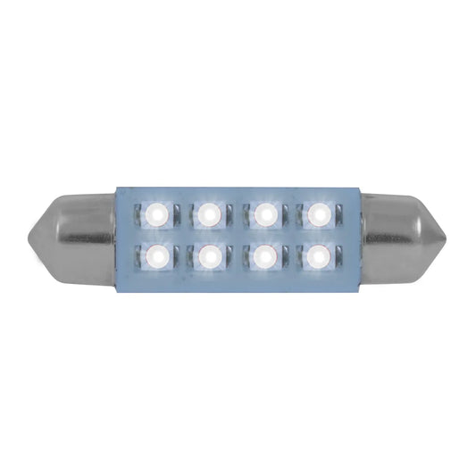 77154- 211-2 DOME TYPE 8 LED LIGHT BULB-WHITE