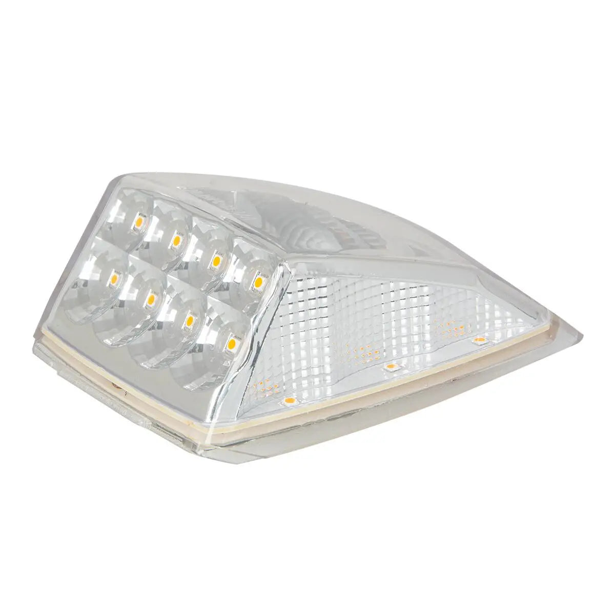 77559- GRAKON 5000 SQUARE CAB LED LIGHT SPYDER SERIES-AMBER/CLEAR