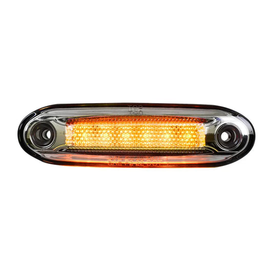 77590- 5-1/8″ RECTANGULAR LED SIDE MARKER LIGHT WITH UNDER GLOW EFFECT-AMBER