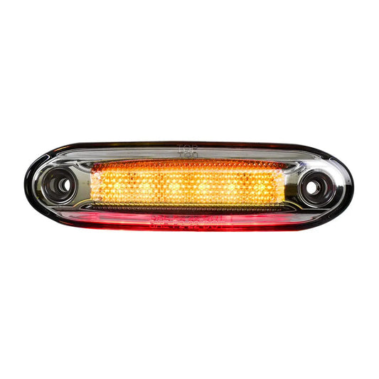 77591- 5-1/8″ RECTANGULAR LED SIDE MARKER LIGHT WITH UNDER GLOW EFFECT-RED