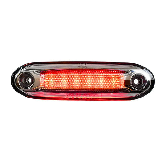 77596- 5-1/8″ RECTANGULAR LED SIDE MARKER LIGHT WITH UNDER GLOW EFFECT-RED/RED