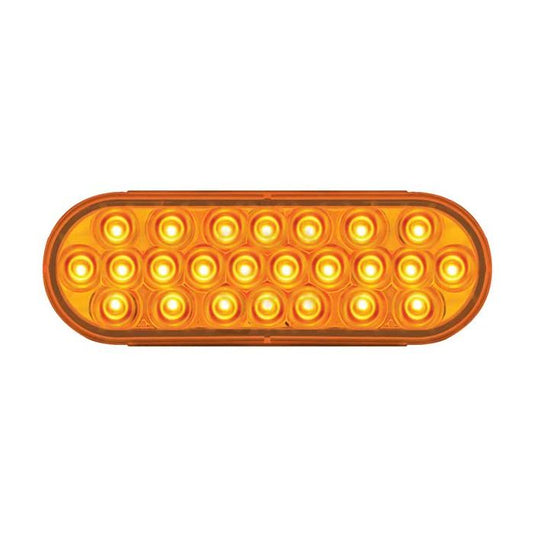 78230 -Oval Pearl Amber/Amber LED Light