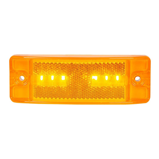 78283- TURTLE STYLE AMBER 6 LED MARKER LIGHT