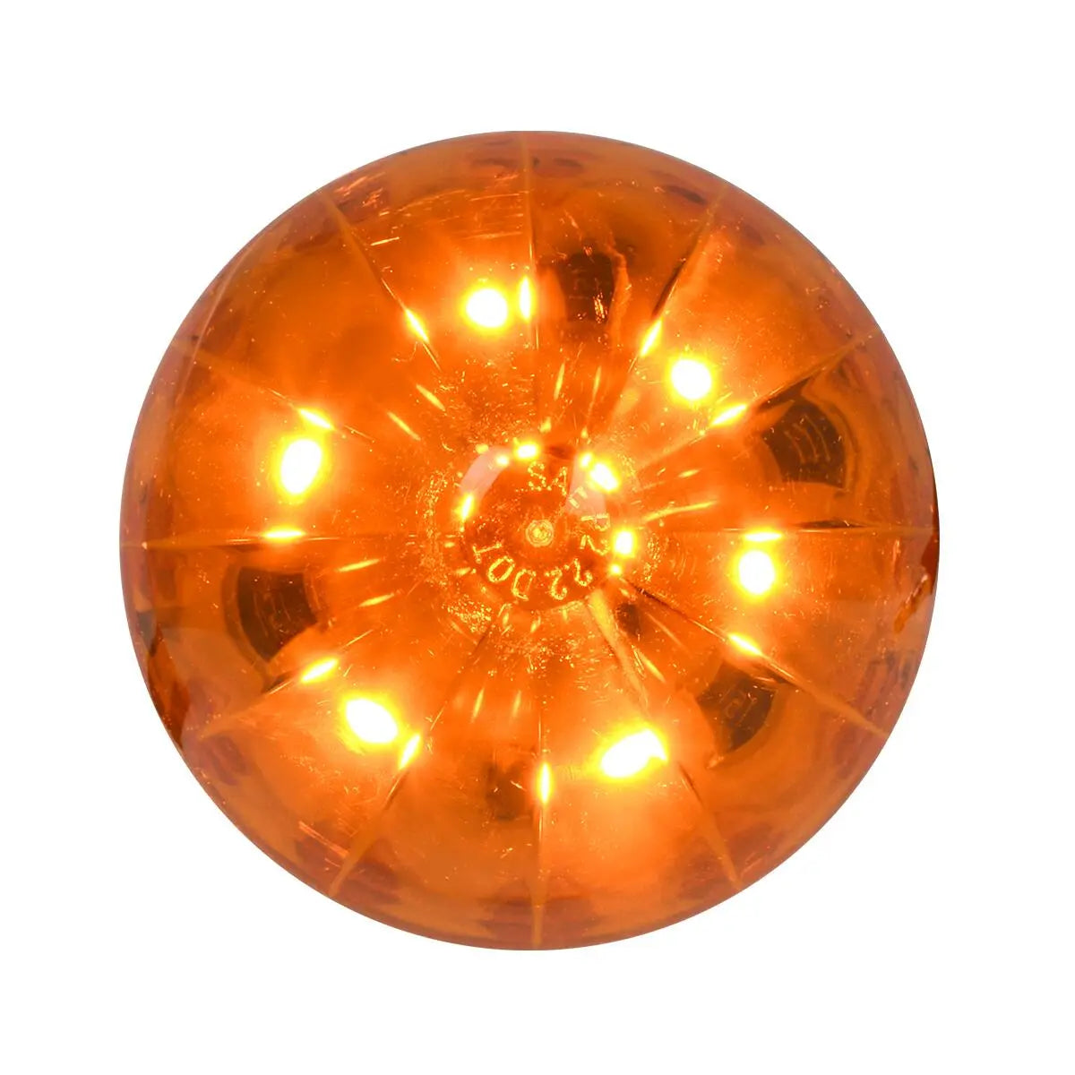 79540- 2-1/2″ WATERMELON LED LIGHT-AMBER/AMBER