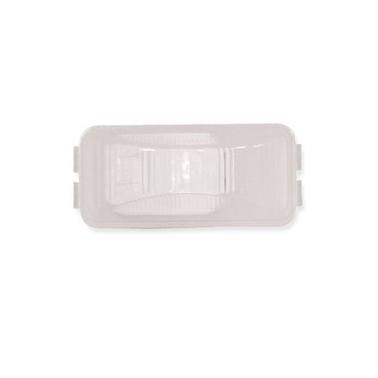 80286- SMALL RECTANGULAR SINGLE BULB SEALED MARKER LIGHT-CLEAR