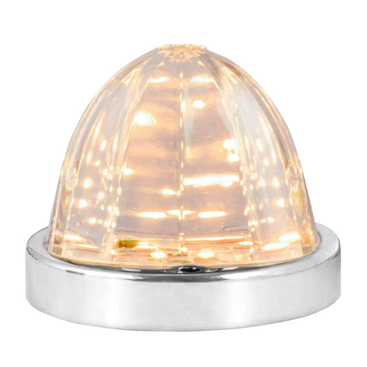 81941- CLASSIC WATERMELON SURFACE MOUNT LED LIGHT TURN/MARKER LIGHT-AMBER/CLEAR