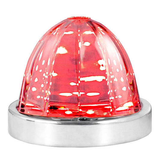 81943- CLASSIC WATERMELON SURFACE MOUNT LED LIGHT TURN/MARKER LIGHT-RED/CLEAR