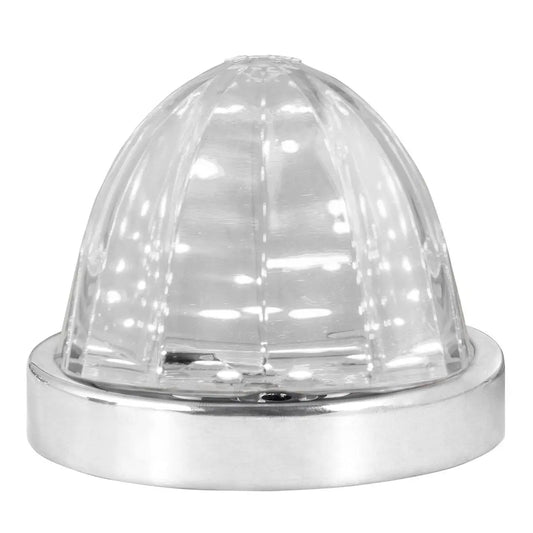 81944- CLASSIC WATERMELON SURFACE MOUNT LED LIGHT TURN/MARKER LIGHT-WHITE/CLEAR