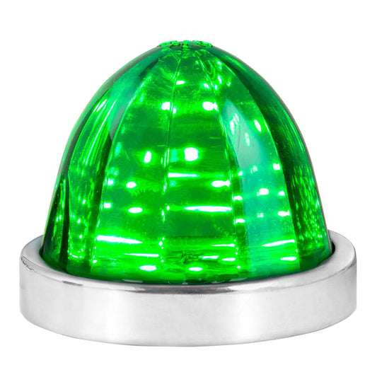 81946- CLASSIC WATERMELON SURFACE MOUNT LED LIGHT TURN/MARKER LIGHT-GREEN/GREEN