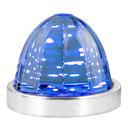 81948- CLASSIC WATERMELON SURFACE MOUNT LED LIGHT TURN/MARKER LIGHT-BLUE/CLEAR